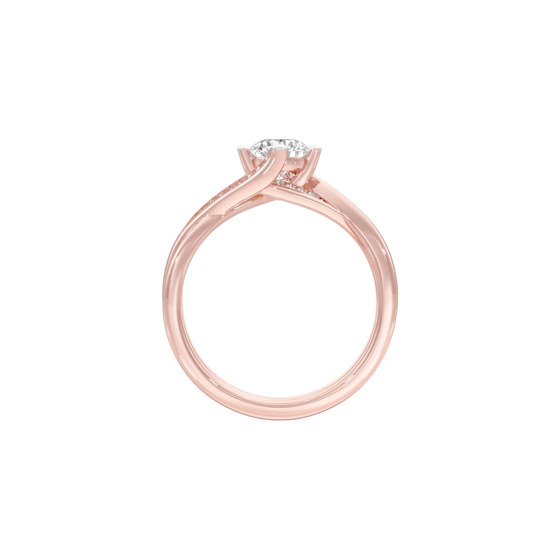 Heart's Champion Diamond Engagement Ring 18 KT / Rose Gold / 22