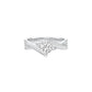 Heart's Champion Diamond Engagement Ring 18 KT / White Gold / 22