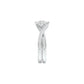 Heart's Champion Diamond Engagement Ring 18 KT / White Gold / 22