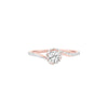 Struck by Love Diamond Engagement Ring 18 KT / Rose Gold / 22