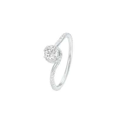 Struck by Love Diamond Engagement Ring 18 KT / White Gold / 22