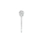 Struck by Love Diamond Engagement Ring 18 KT / White Gold / 22