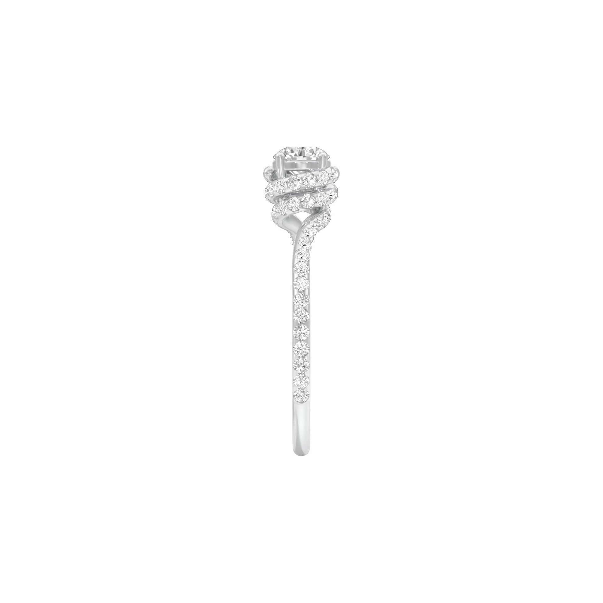 Struck by Love Diamond Engagement Ring 18 KT / White Gold / 22