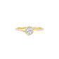Struck by Love Diamond Engagement Ring 18 KT / Yellow Gold / 22