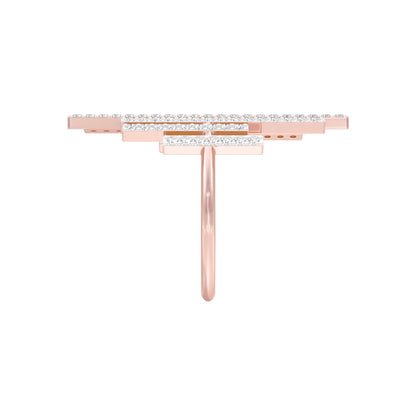 All Day Glow Diamond Ring 18 KT / Rose Gold / 22