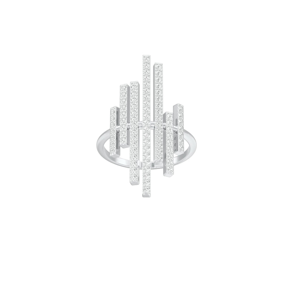 All Day Glow Diamond Ring 18 KT / White Gold / 22