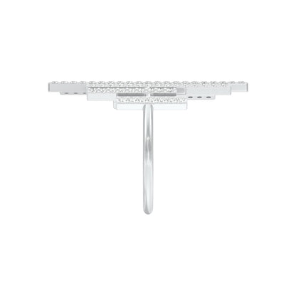 All Day Glow Diamond Ring 18 KT / White Gold / 22