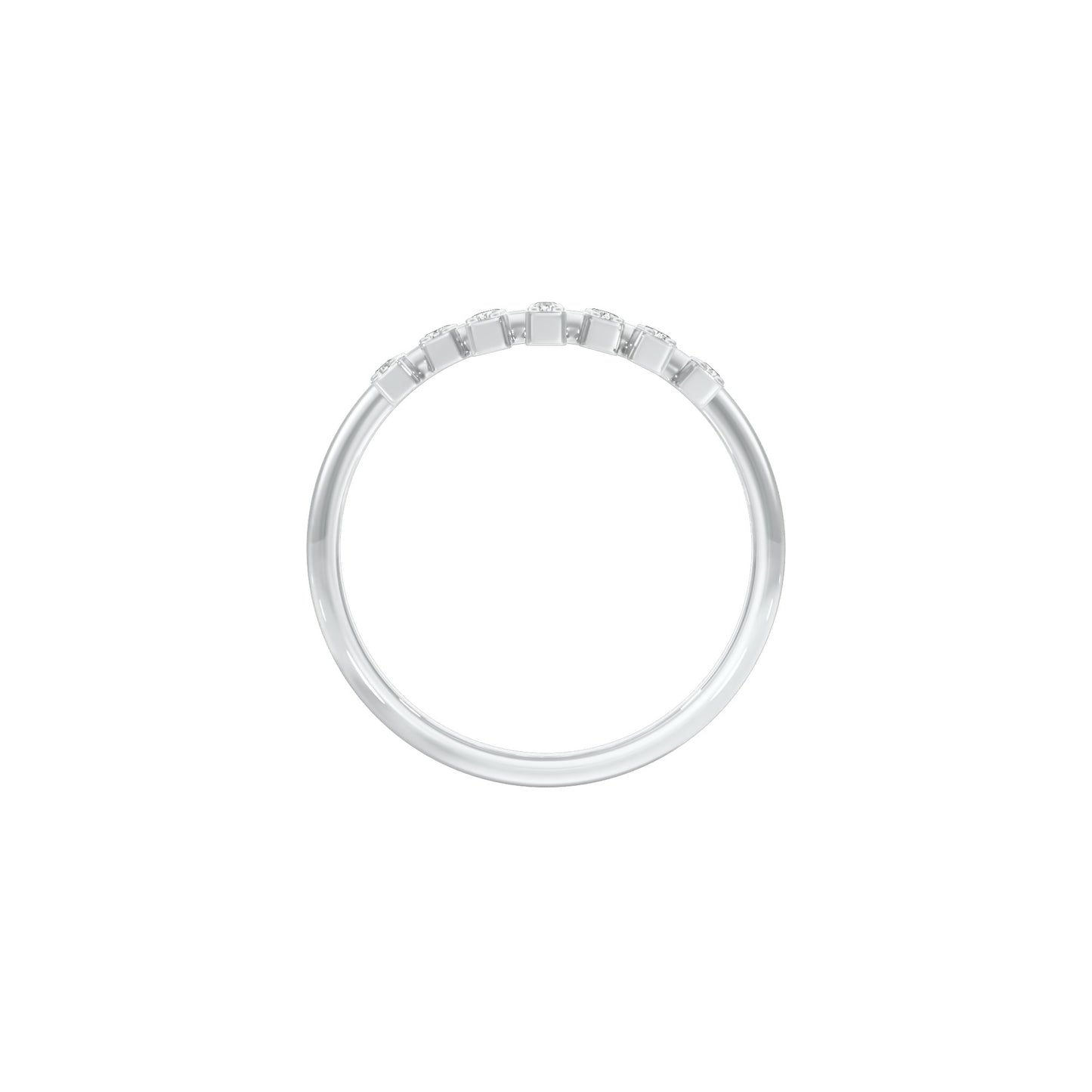 All Day Glow Diamond Ring 18 KT / White Gold / 22
