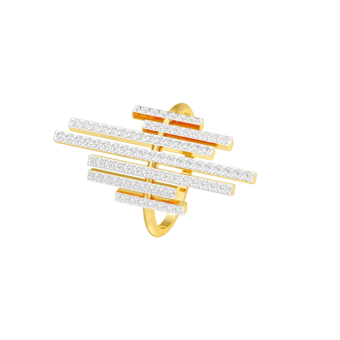 All Day Glow Diamond Ring 18 KT / Yellow Gold / 22
