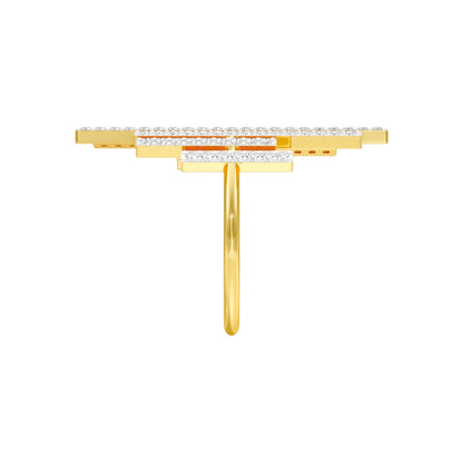 All Day Glow Diamond Ring 18 KT / Yellow Gold / 22