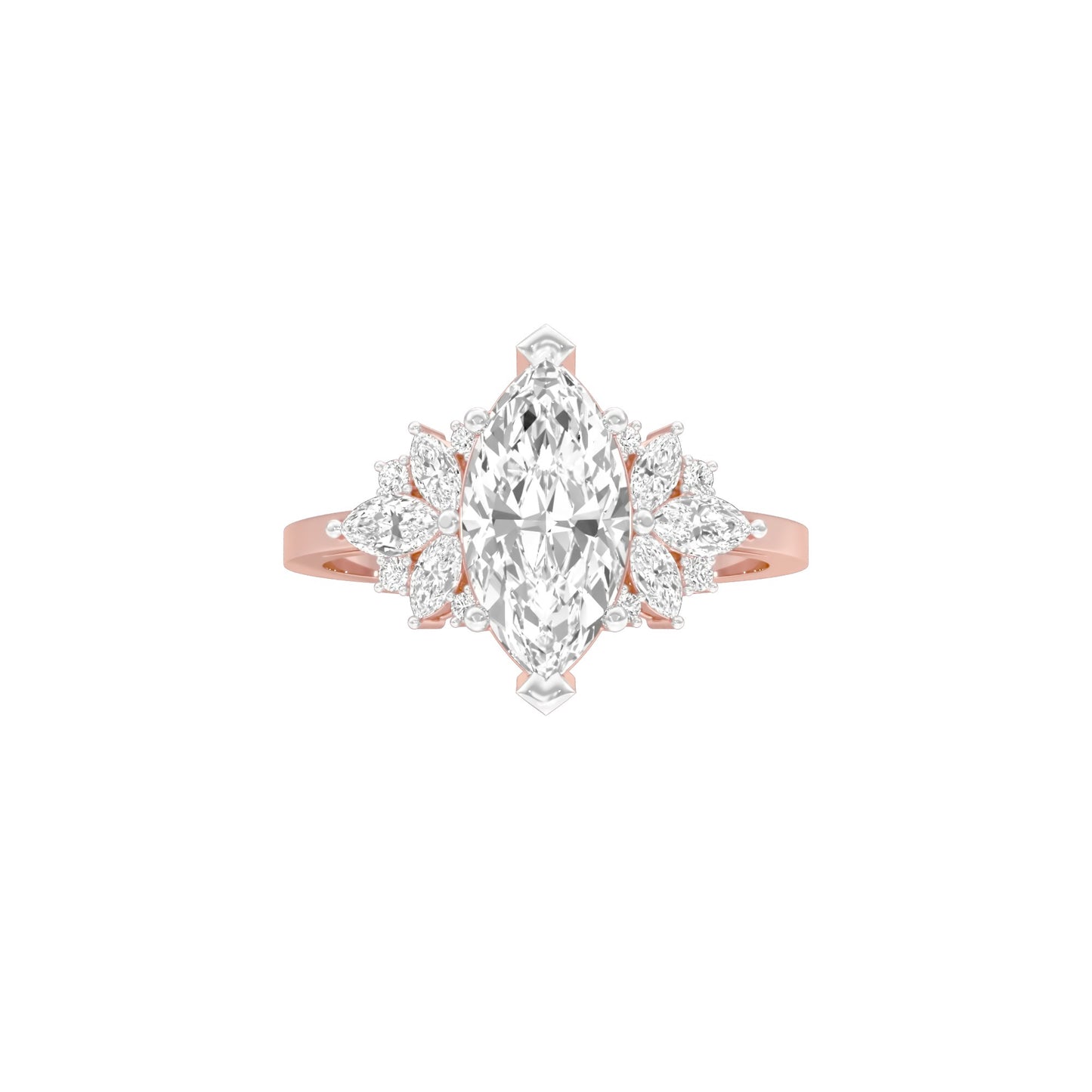 One for Me Diamond Engagement Ring 18 KT / Rose Gold / 22