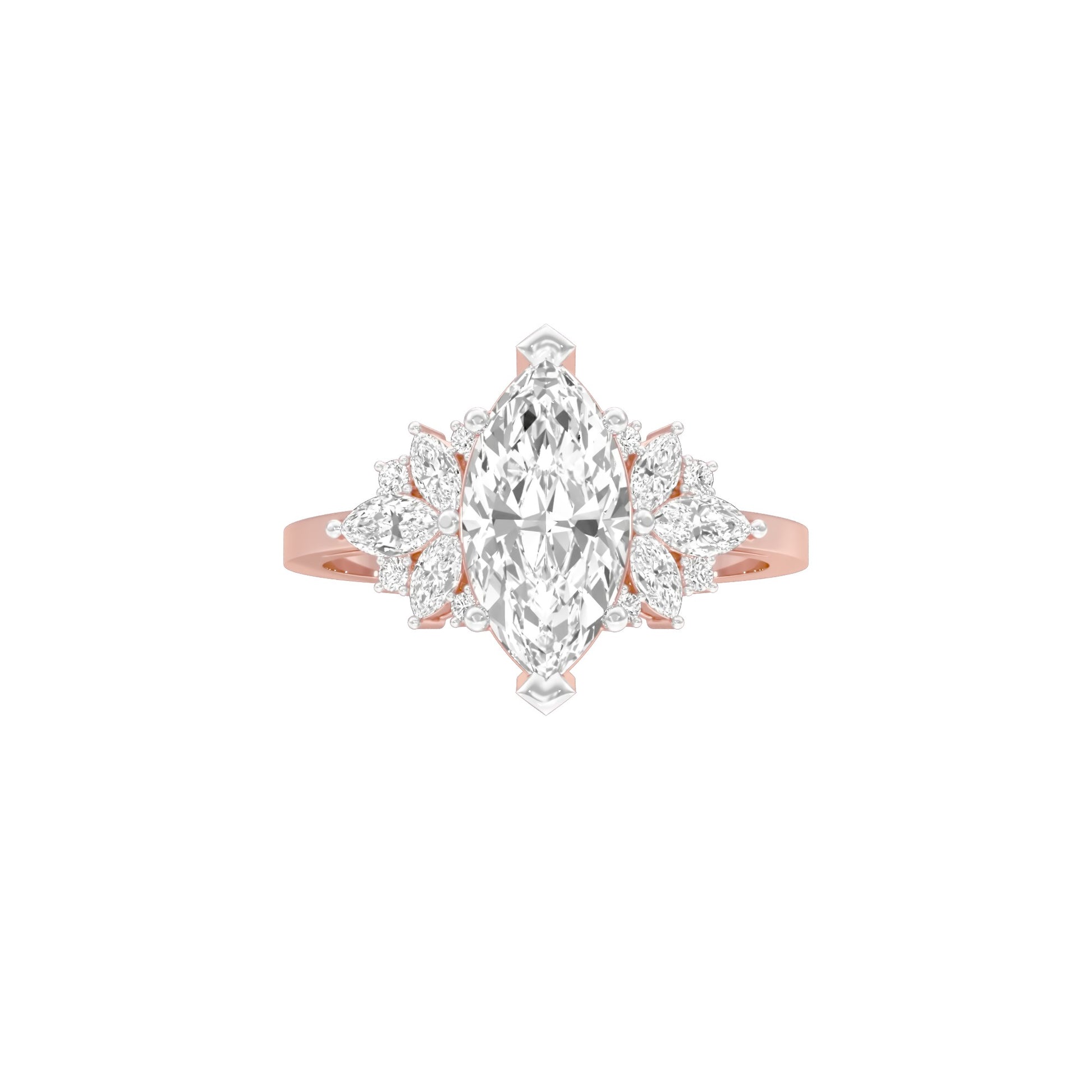 One for Me Diamond Engagement Ring 18 KT / Rose Gold / 22