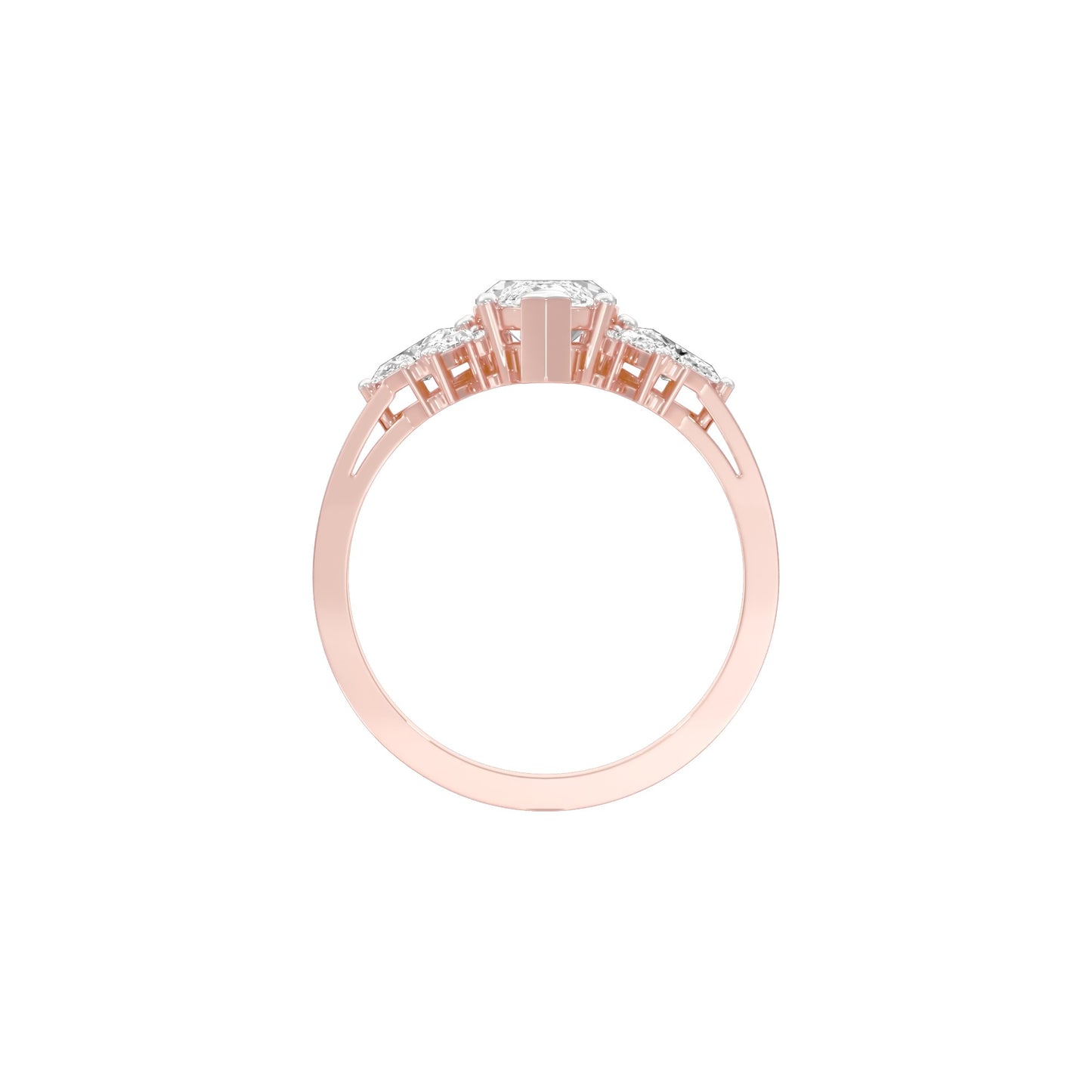 One for Me Diamond Engagement Ring 18 KT / Rose Gold / 22
