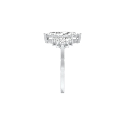 One for Me Diamond Engagement Ring 18 KT / White Gold / 22