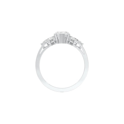 One for Me Diamond Engagement Ring 18 KT / White Gold / 22