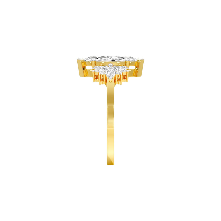 One for Me Diamond Engagement Ring 18 KT / Yellow Gold / 22