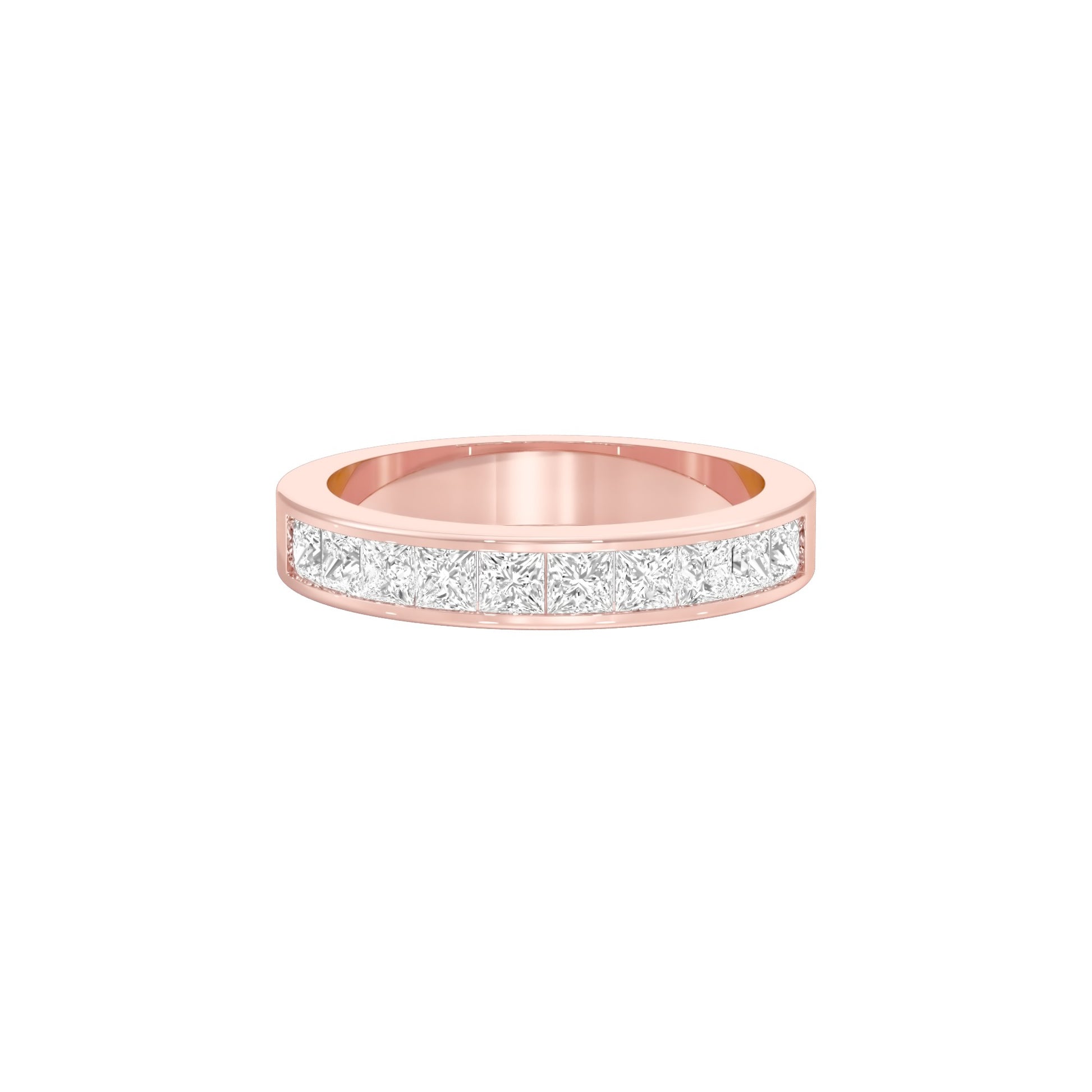 Love in Shape Diamond Band Ring 18 KT / Rose Gold / 22