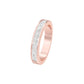 Love in Shape Diamond Band Ring 18 KT / Rose Gold / 22