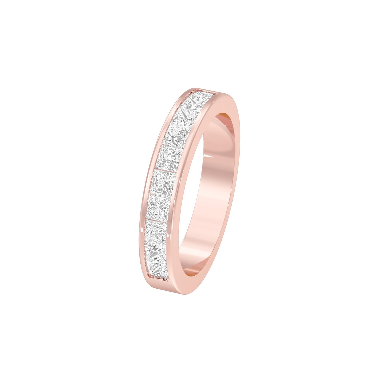 Love in Shape Diamond Band Ring 18 KT / Rose Gold / 22