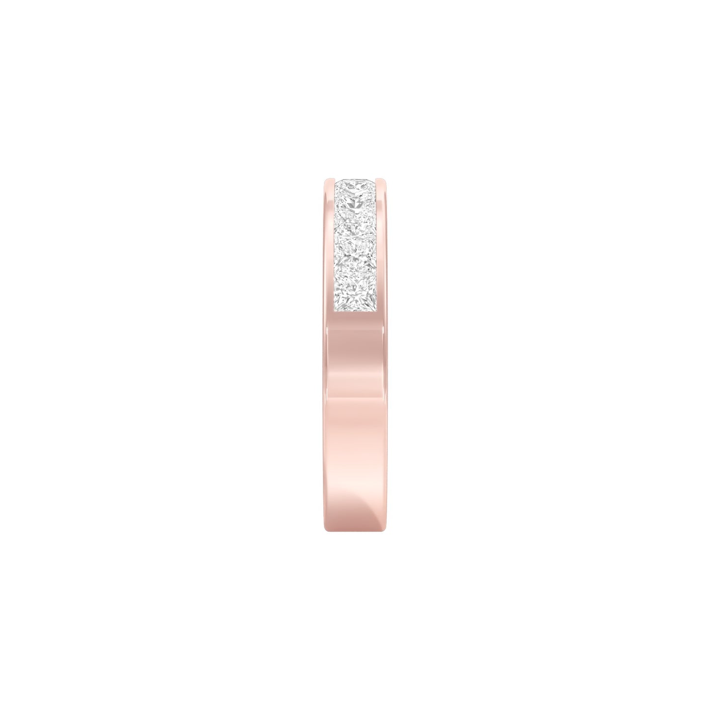 Love in Shape Diamond Band Ring 18 KT / Rose Gold / 22