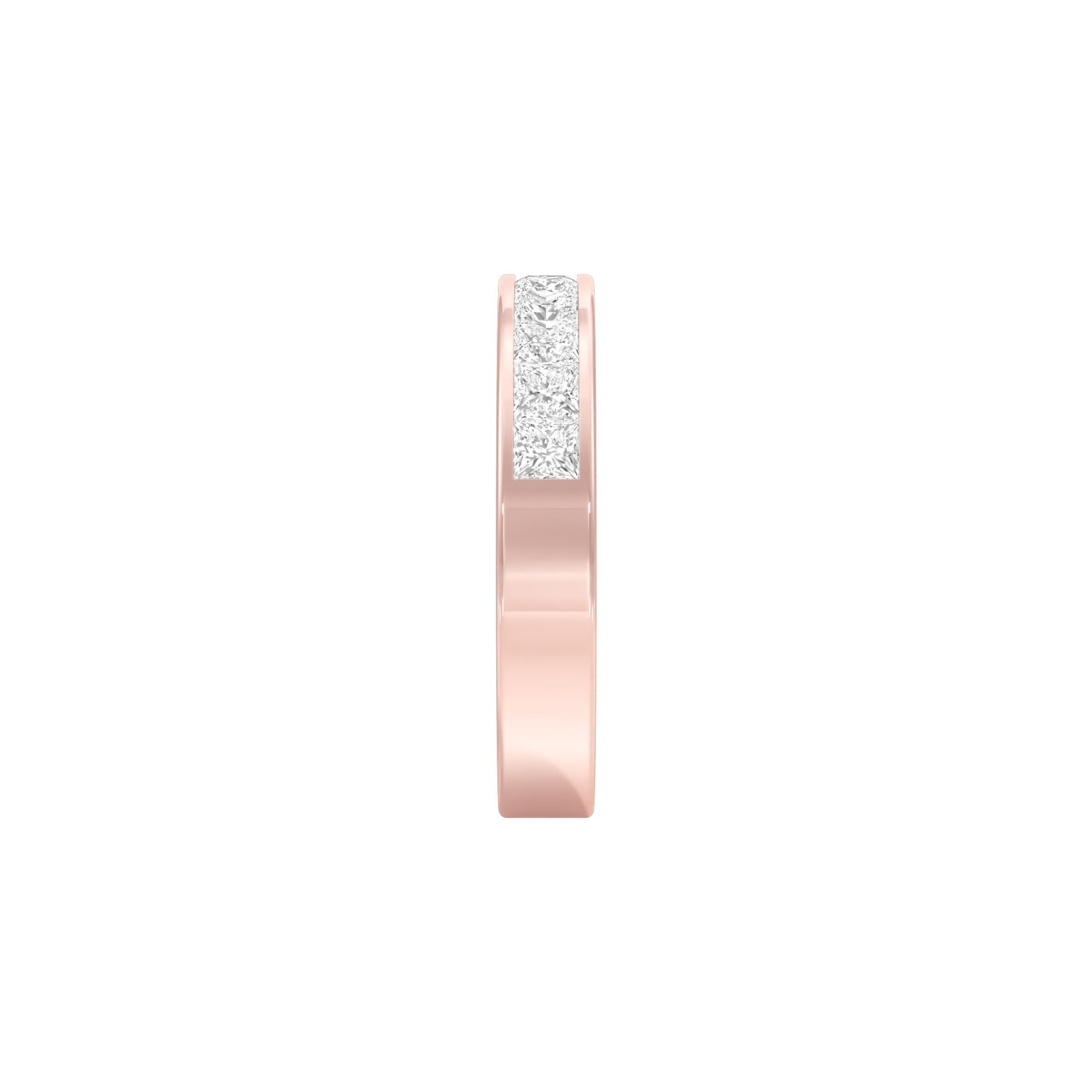 Love in Shape Diamond Band Ring 18 KT / Rose Gold / 22