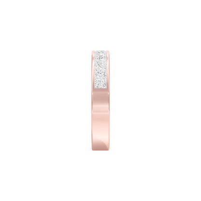 Love in Shape Diamond Band Ring 18 KT / Rose Gold / 22