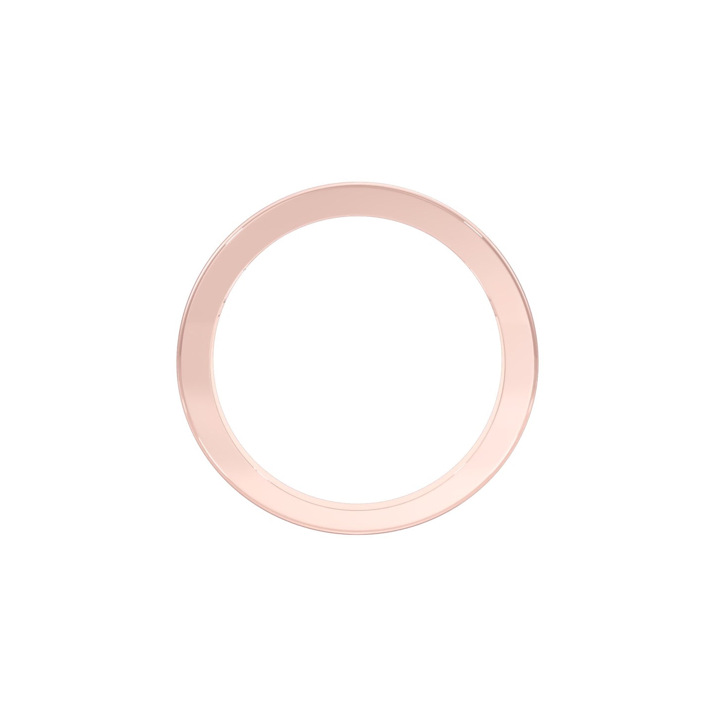 Love in Shape Diamond Band Ring 18 KT / Rose Gold / 22