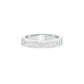 Love in Shape Diamond Band Ring 18 KT / White Gold / 22