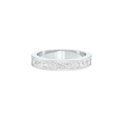 Love in Shape Diamond Band Ring 18 KT / White Gold / 22