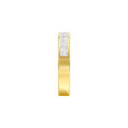 Love in Shape Diamond Band Ring 18 KT / Yellow Gold / 22