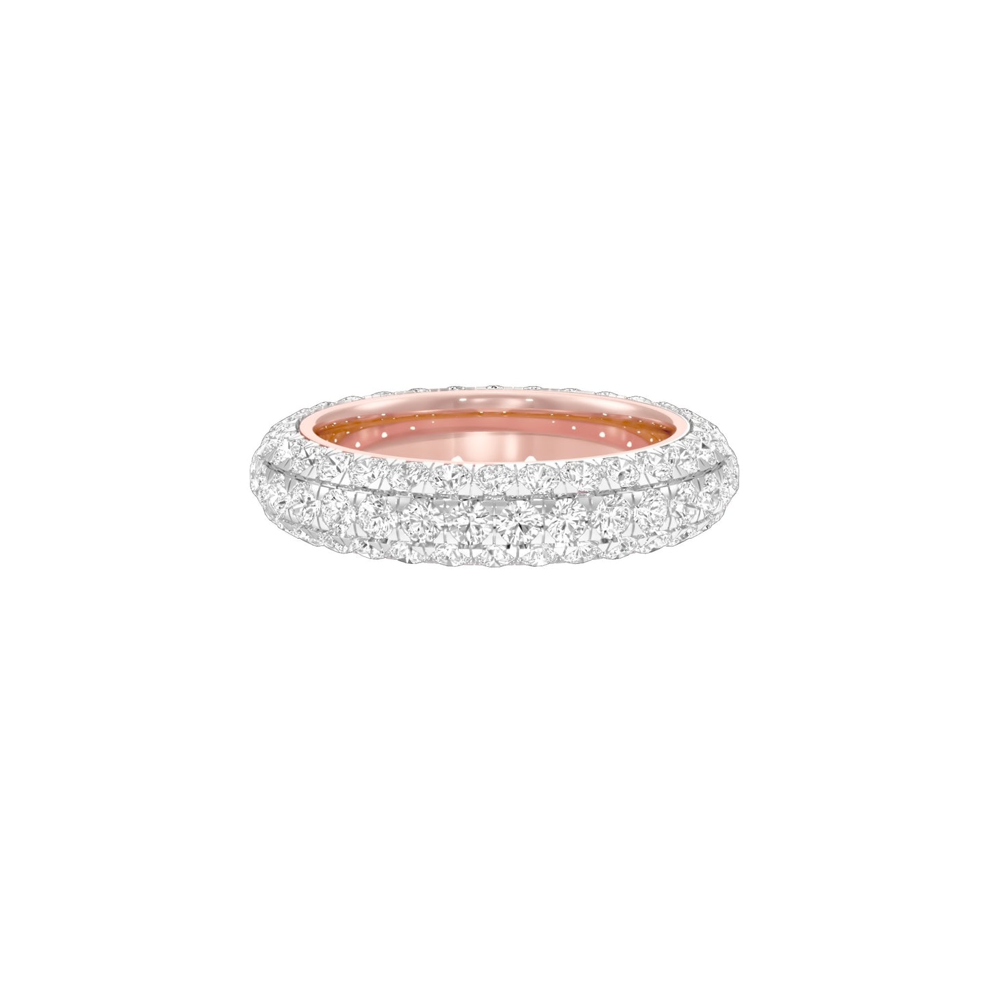 Vera Diamond Band Ring 18 KT / Rose Gold / 22