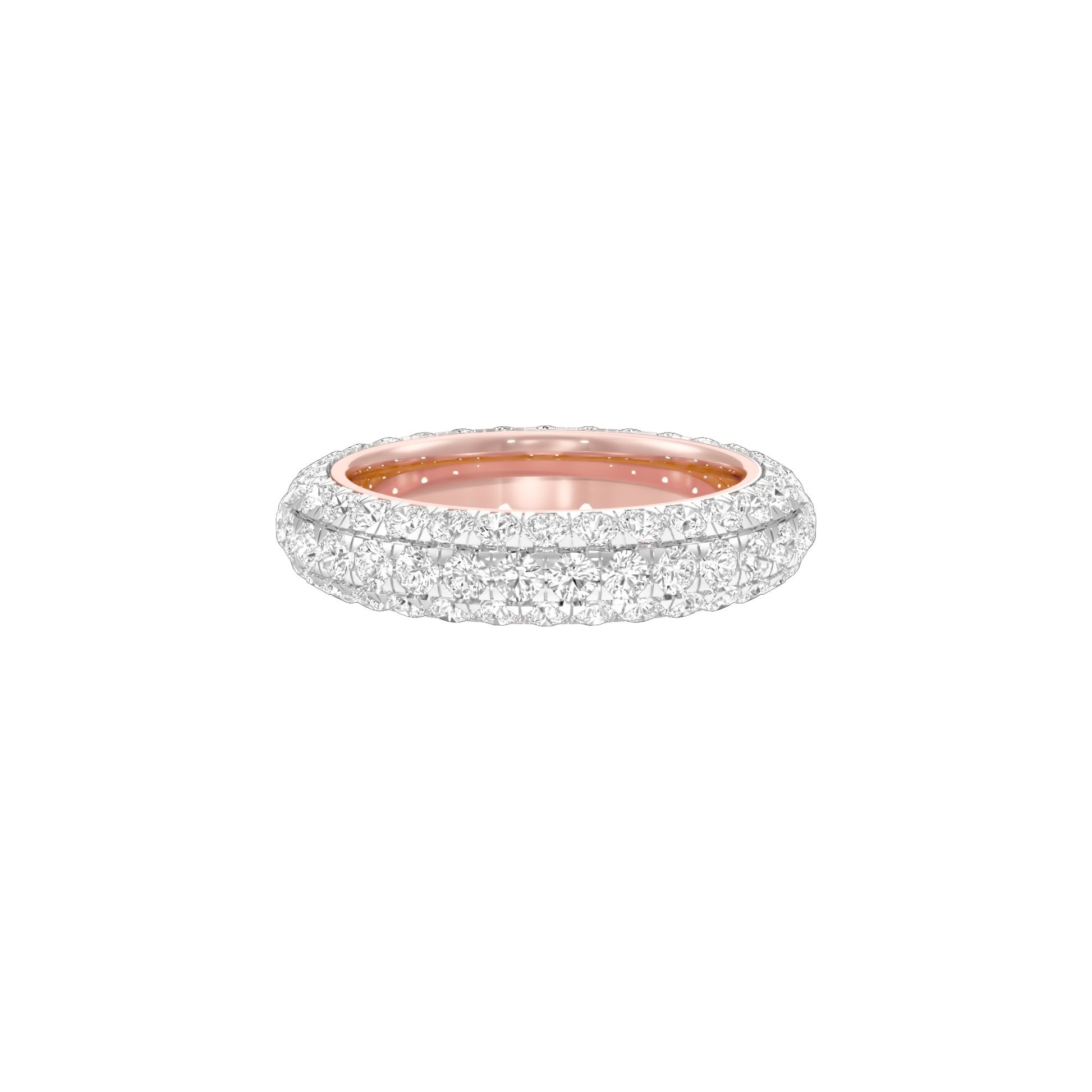 Vera Diamond Band Ring 18 KT / Rose Gold / 22