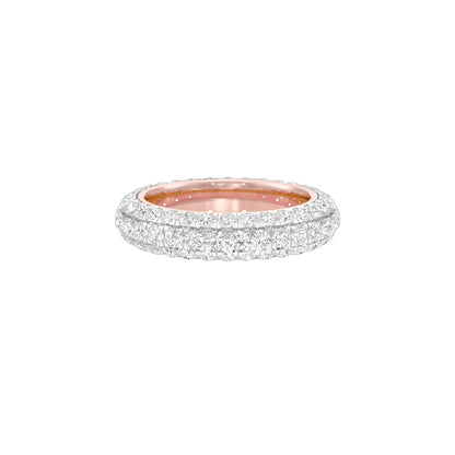 Vera Diamond Band Ring 18 KT / Rose Gold / 22