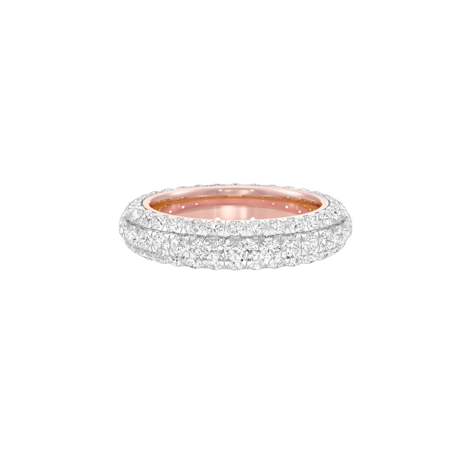 Vera Diamond Band Ring 18 KT / Rose Gold / 22
