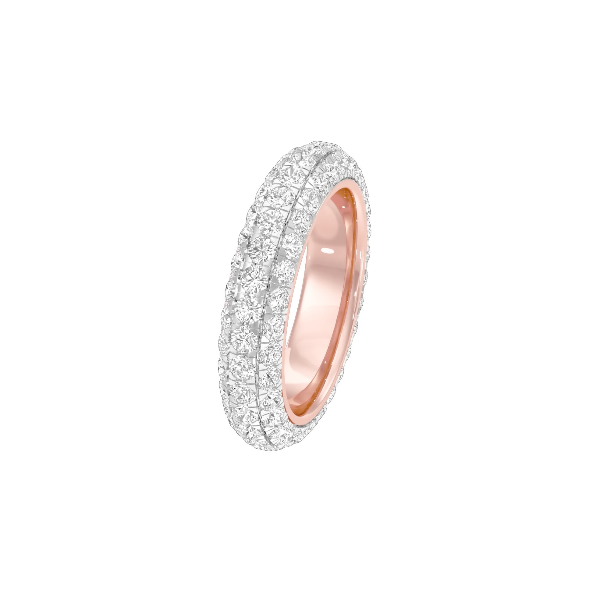 Vera Diamond Band Ring 18 KT / Rose Gold / 22
