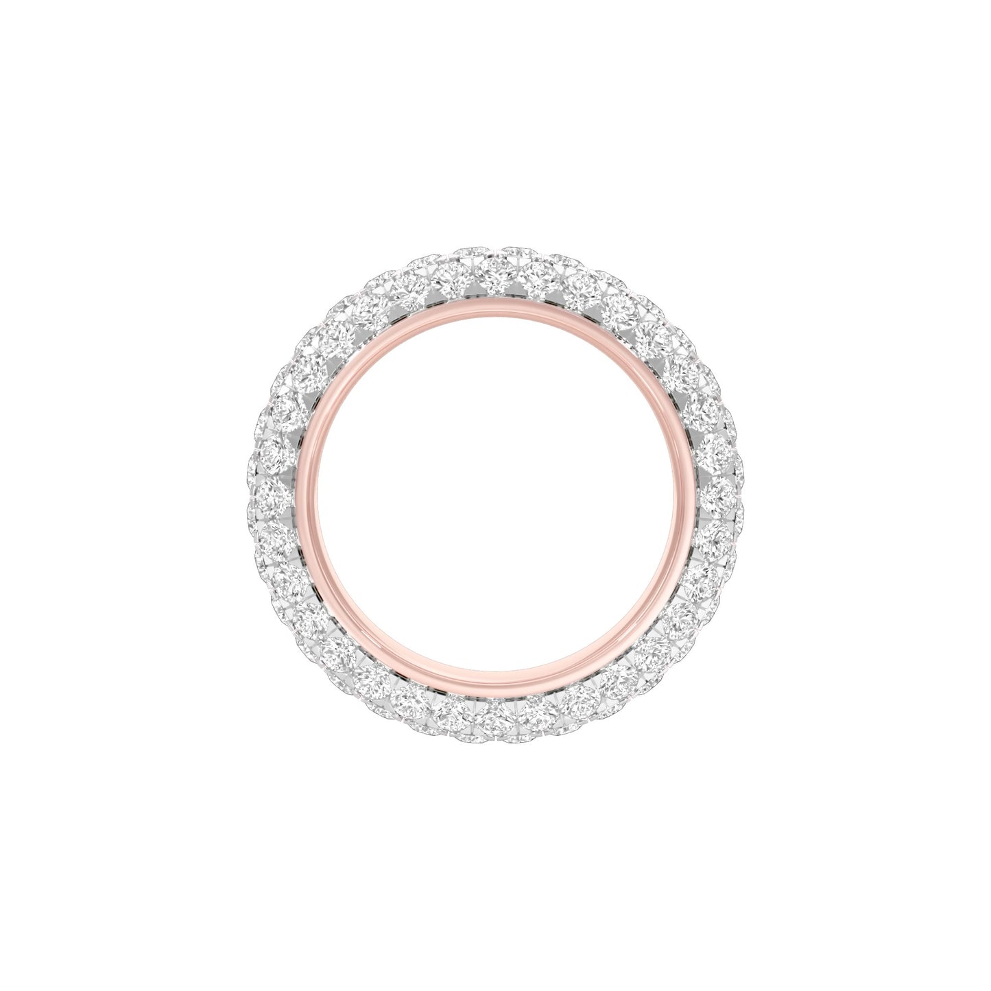Vera Diamond Band Ring 18 KT / Rose Gold / 22