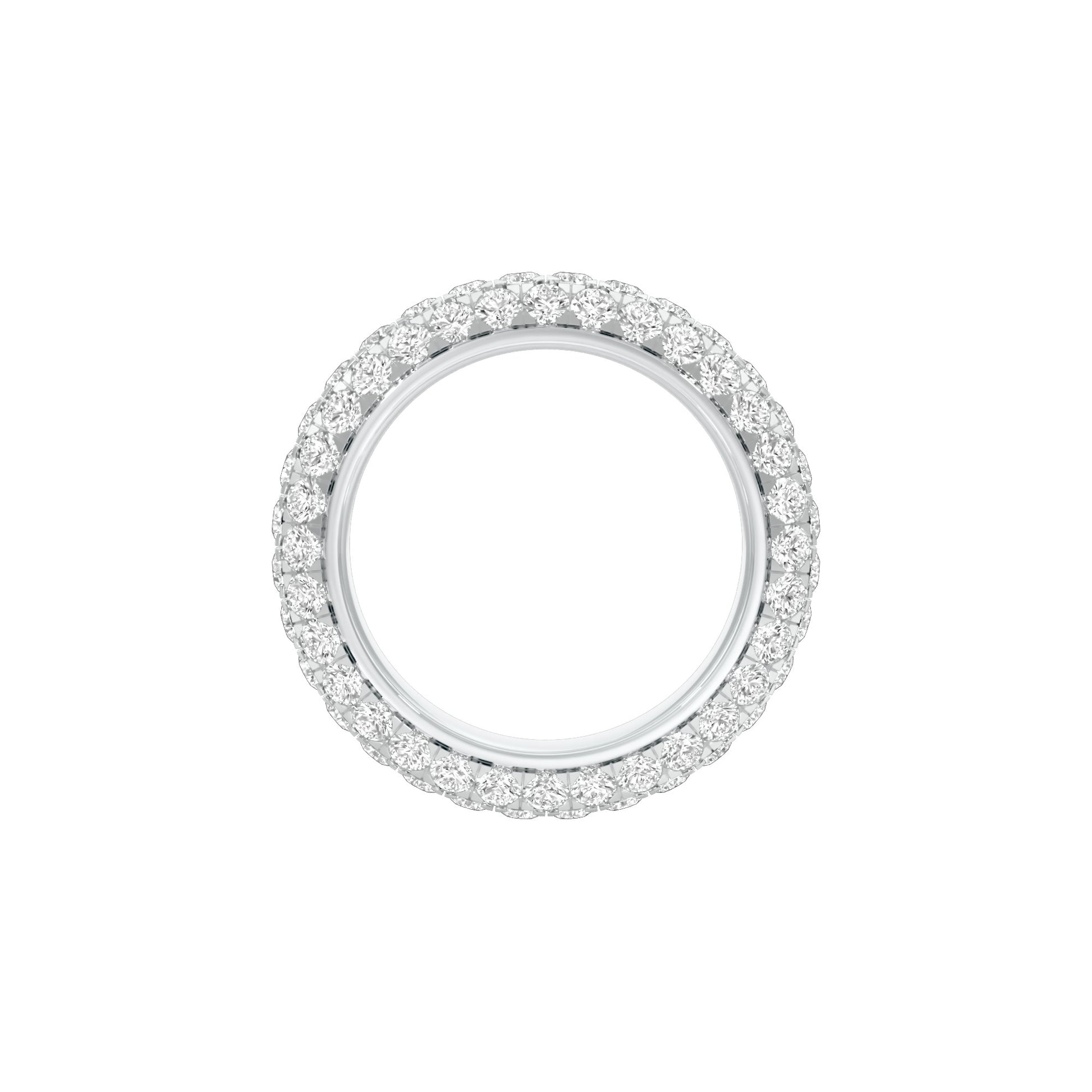 Vera Diamond Band Ring 18 KT / White Gold / 22