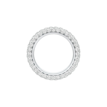 Vera Diamond Band Ring 18 KT / White Gold / 22