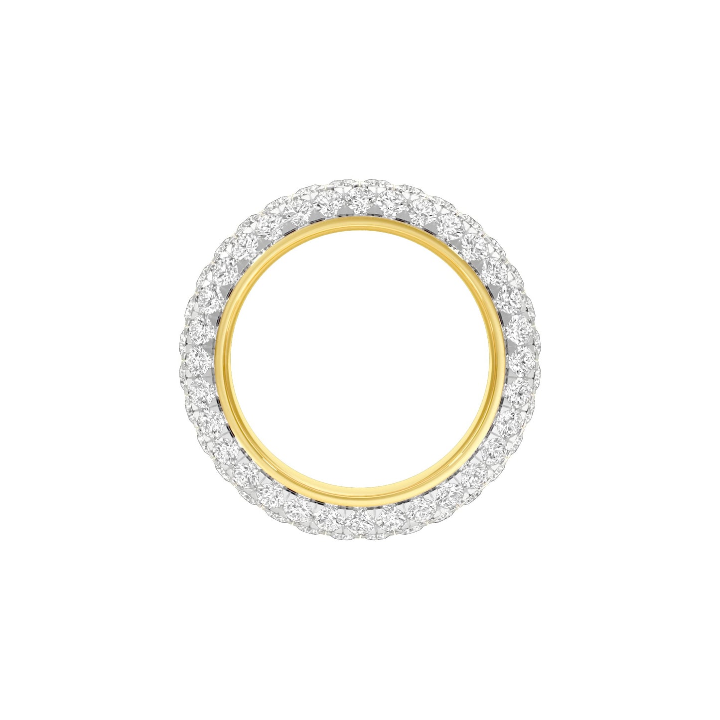 Vera Diamond Band Ring 18 KT / Yellow Gold / 22