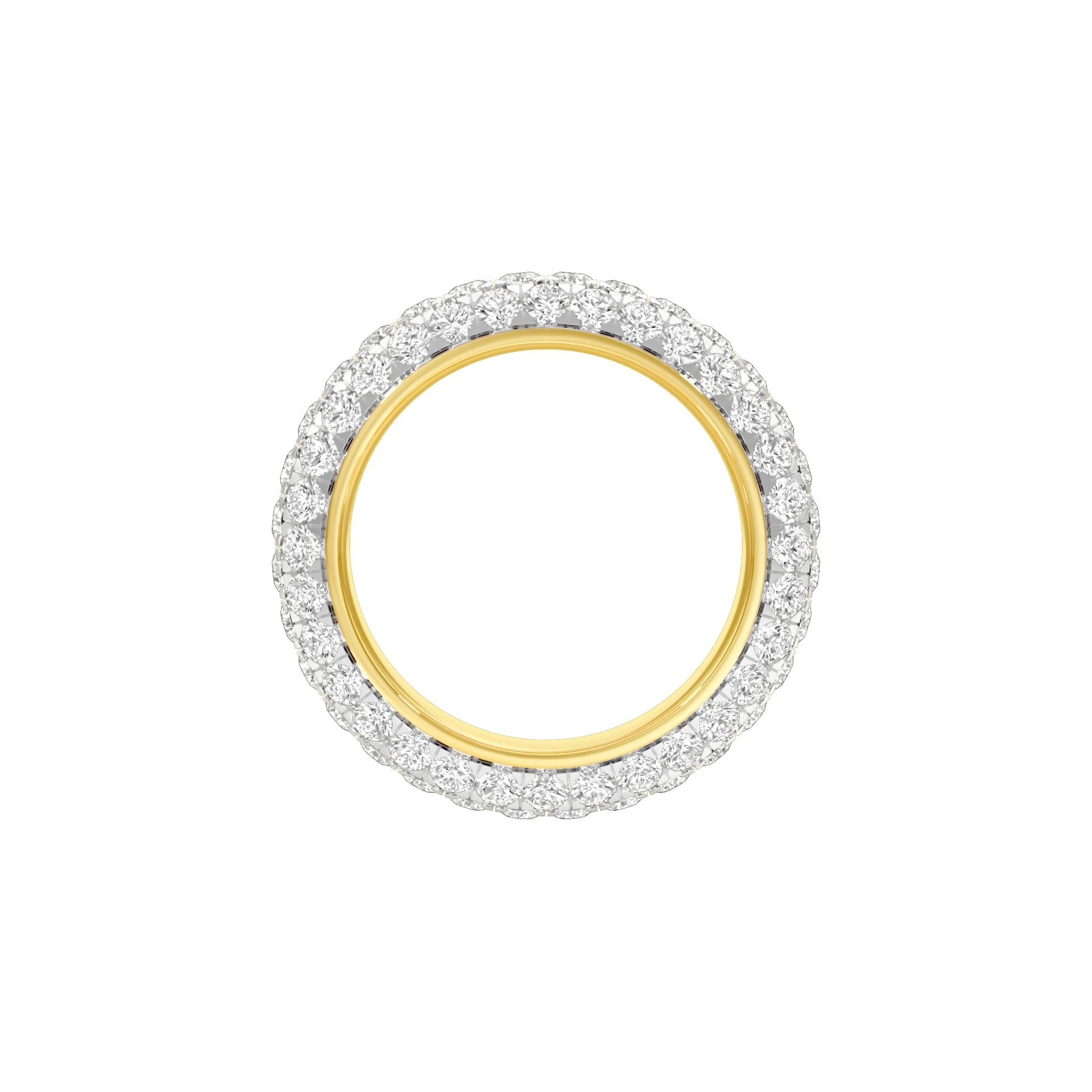 Vera Diamond Band Ring 18 KT / Yellow Gold / 22