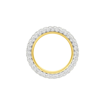 Vera Diamond Band Ring 18 KT / Yellow Gold / 22