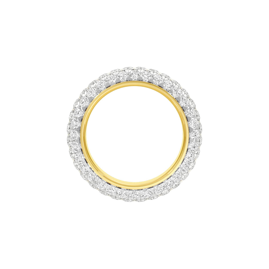 Vera Diamond Band Ring 18 KT / Yellow Gold / 22