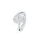 Twist of Fate Diamond Engagement Ring 18 KT / White Gold / 22