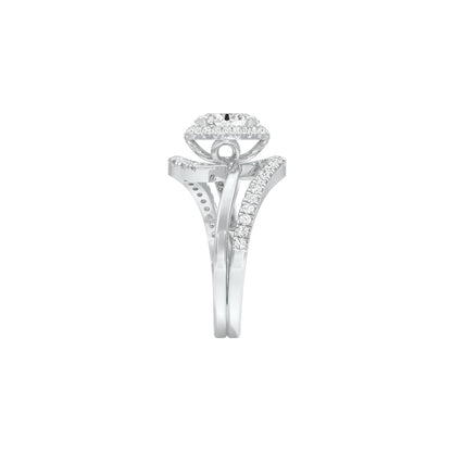 Twist of Fate Diamond Engagement Ring 18 KT / White Gold / 22