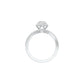 Twist of Fate Diamond Engagement Ring 18 KT / White Gold / 22