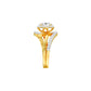Twist of Fate Diamond Engagement Ring 18 KT / Yellow Gold / 22