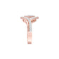 Rising Together Diamond Engagement Ring 18 KT / Rose Gold / 22
