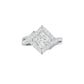 Rising Together Diamond Engagement Ring 18 KT / White Gold / 22