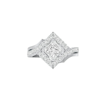 Rising Together Diamond Engagement Ring 18 KT / White Gold / 22