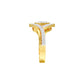 Rising Together Diamond Engagement Ring 18 KT / Yellow Gold / 22